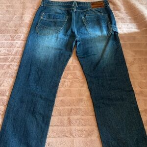 Navy blue eckounltd straight fit size w36